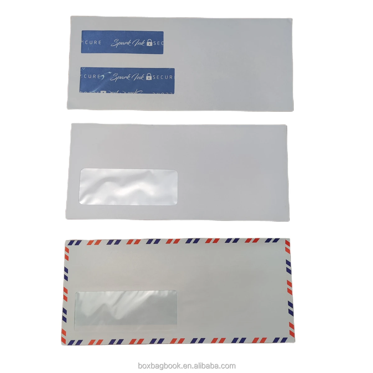 RTS Western Postage Mailer Envelope Office Receipt Letter Kraft White Paper Self Seal Security Pocket Window Shipping Envelopes