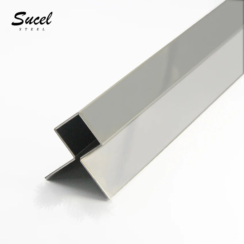 Sucel 316 metal stainless steel ceramic tile trim corners edge suppliers