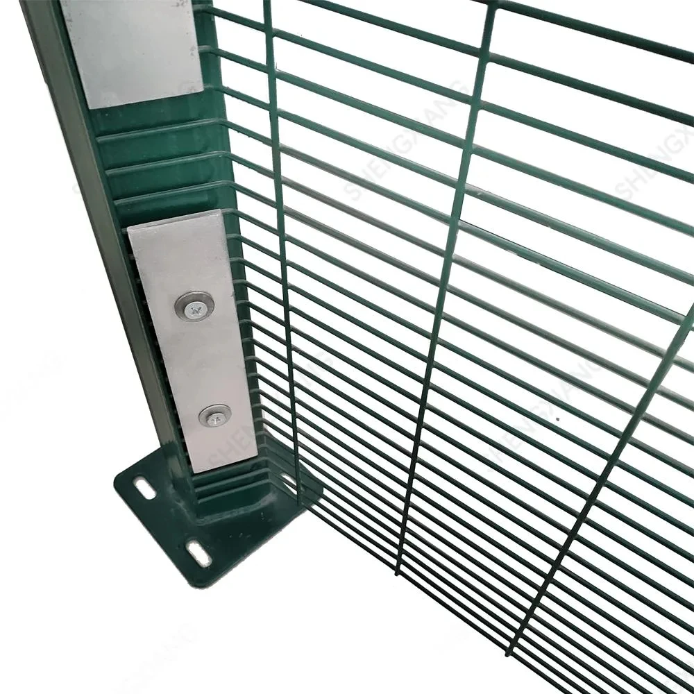 high quality 358 wire mesh fence anti climb anti theft garden Hot Dipped Galvanized pvc coated barrier security fence for prison