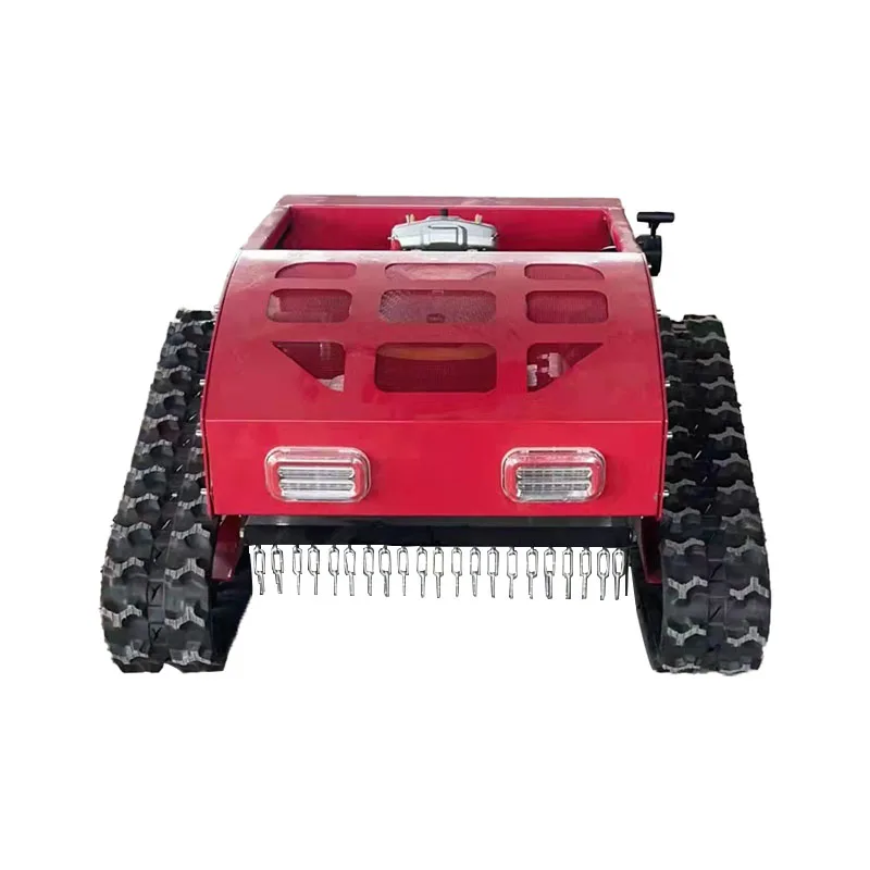 Intelligent remote control crawler lawn mower robot electric garden lawn mower for agriculture