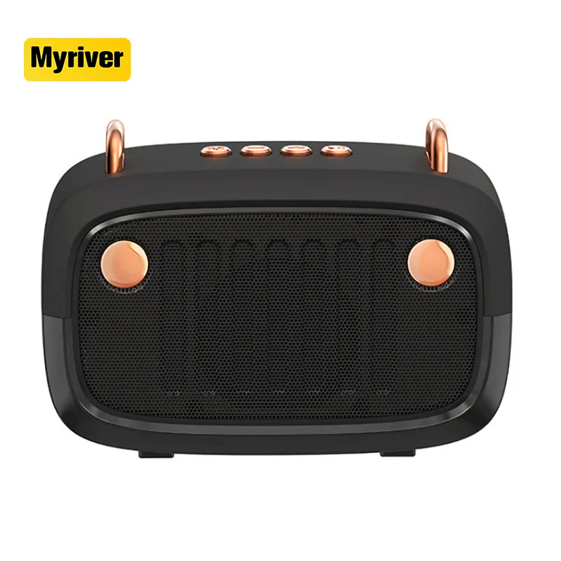 Myriver Blue Tooth 5,0 колонка, музыкальный плеер, беспроводные колонки в форме шара для системы домашнего кинотеатра, Dj басовый динамик