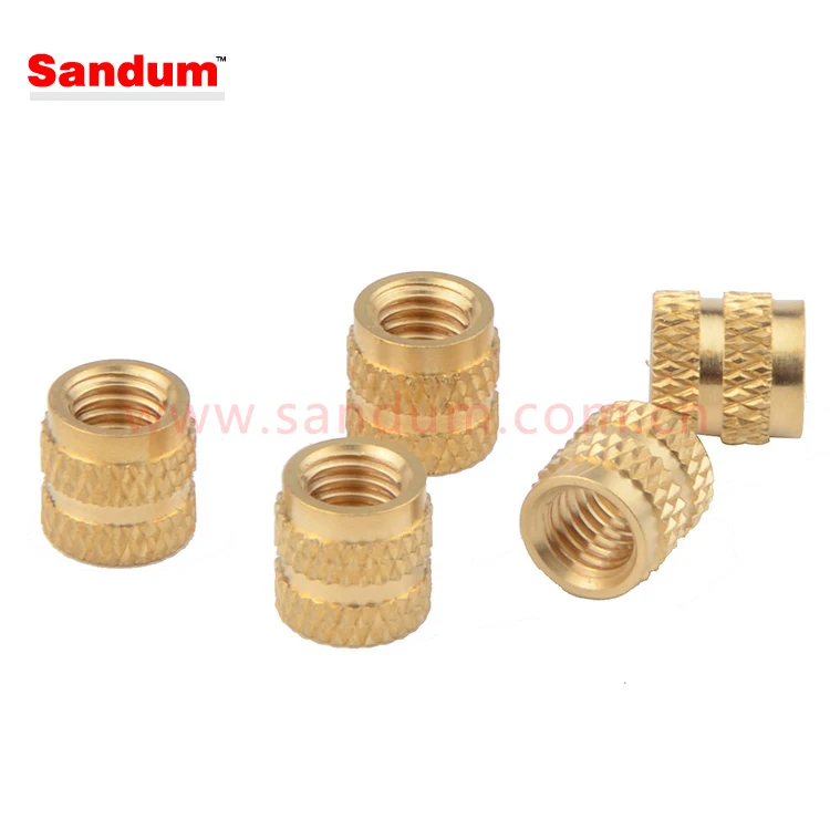 Heat set quick press brass inserts with thread 8-32 10-24 6-32 M4 M5 M6 M8