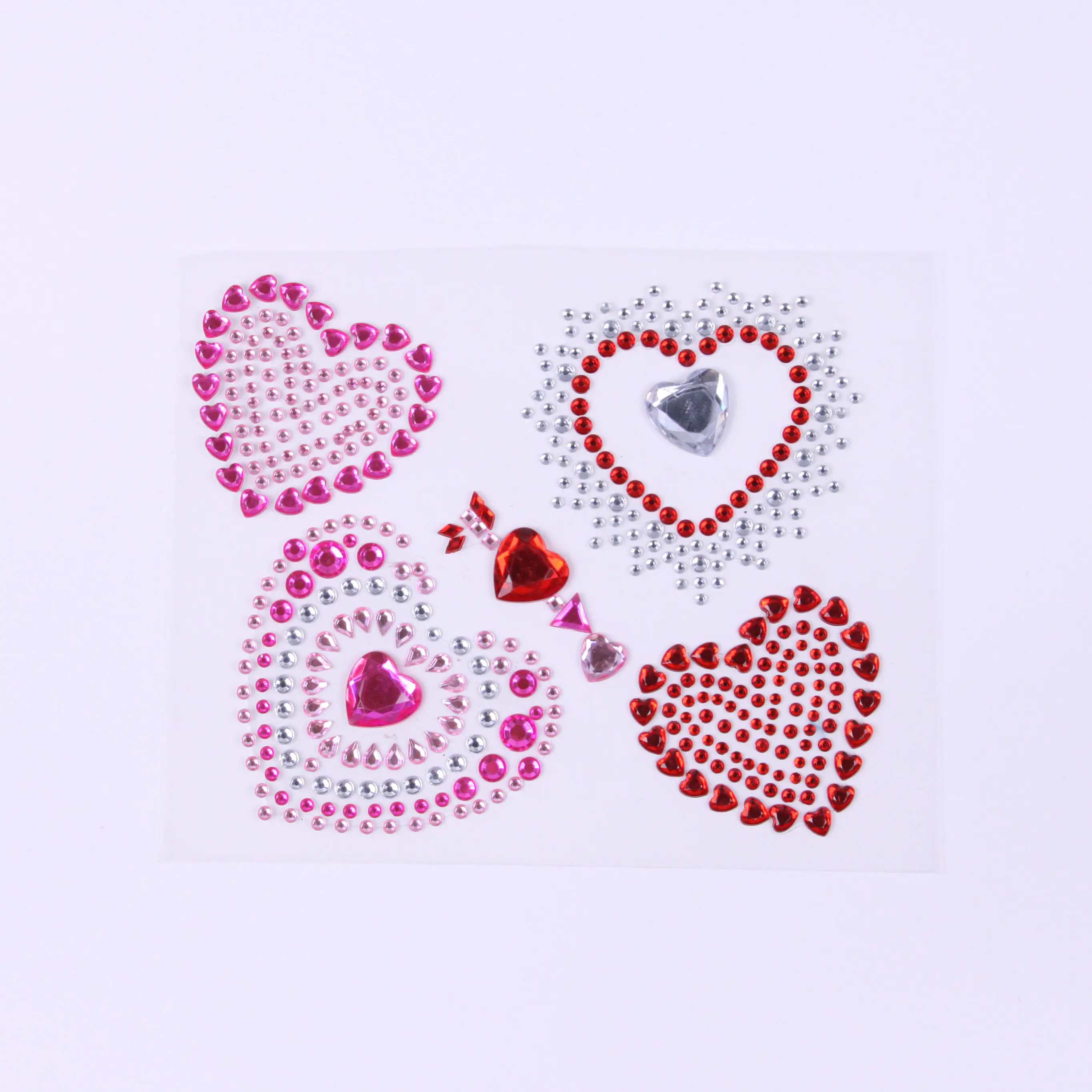 DIY Acrylic Stickers Girl Pearl Gem Diamond Patch Stage Drill for Stage Backdrop for Promotional Gifts