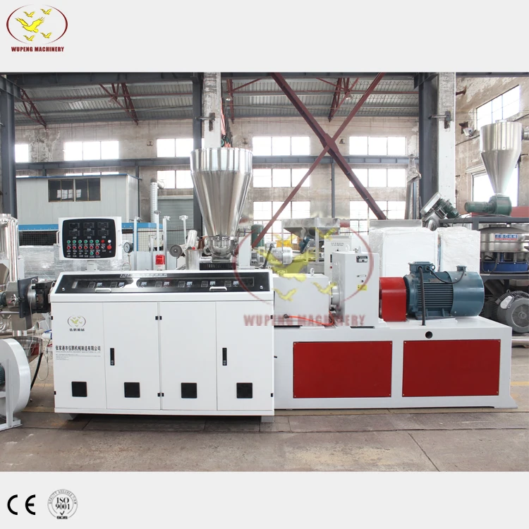 
Factory directly sell cheap twin screw pvc pipe extruder machine 
