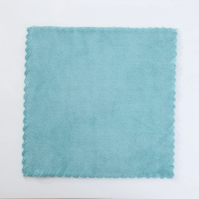85% polyester and 15% polyamide quick dry terry cloth solid color super absorbent cleaning microfiber towel