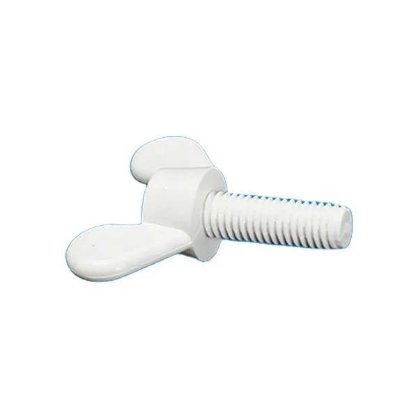 Plastic Wing Screw Butterfly Screw Wing Screw Knurled Butterfly Nylon PA66+30%GF M5*0.8P-15L 1000pcs CN;JIN Heying Metric 94-V2