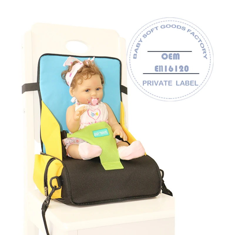 Durable light weight travel baby child transportable dining table booster seat for dining table