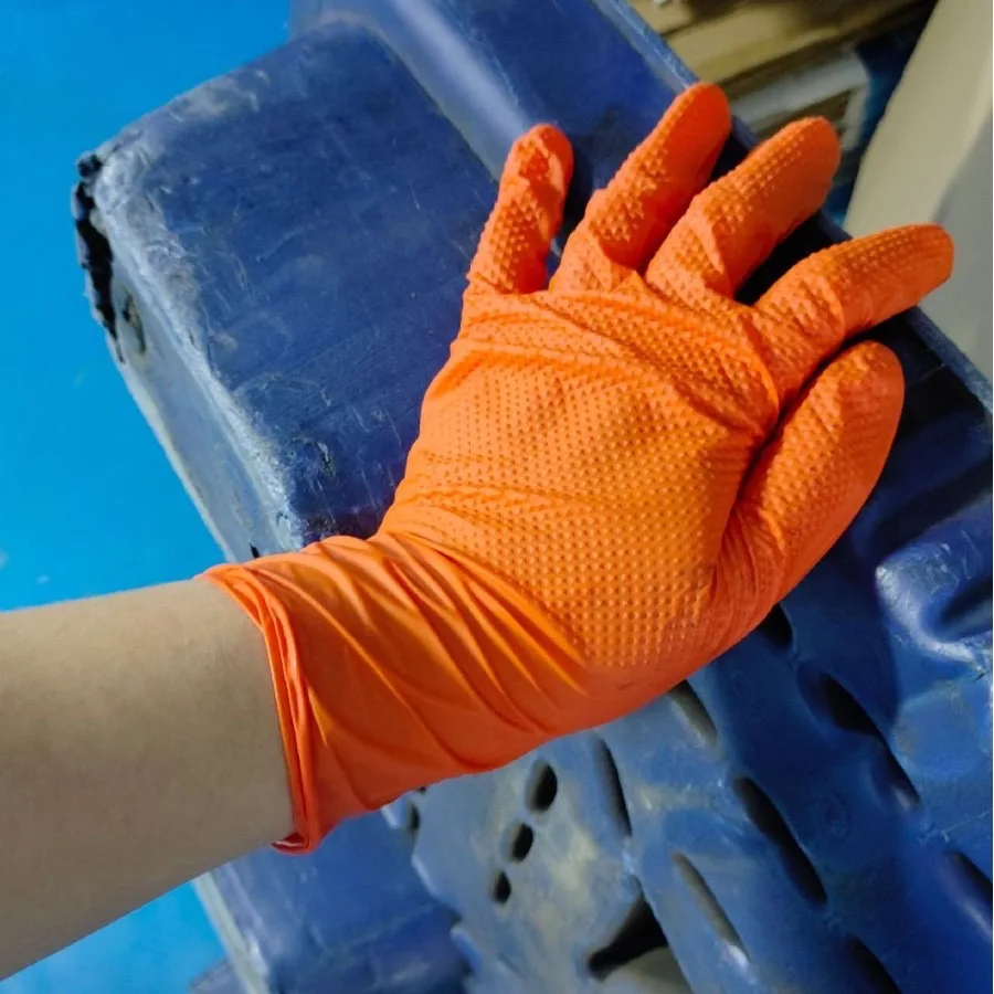 Powder Free Disposable Blue Nitrile Examination Micro-Touch Medical Touchntuff Lab Gloves