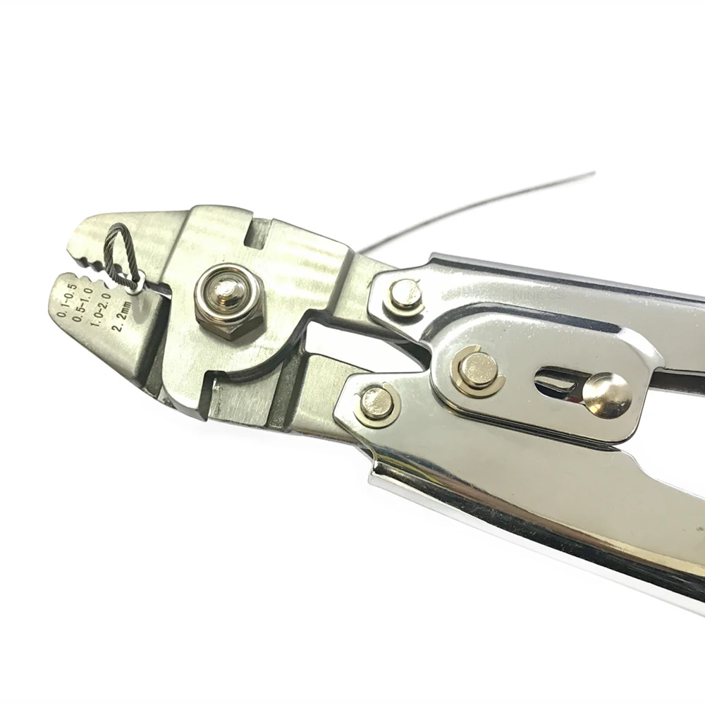 
10 inch Wire Rope Ferrule Fishing Crimping Tool For Crimp Sleeve Aluminum 
