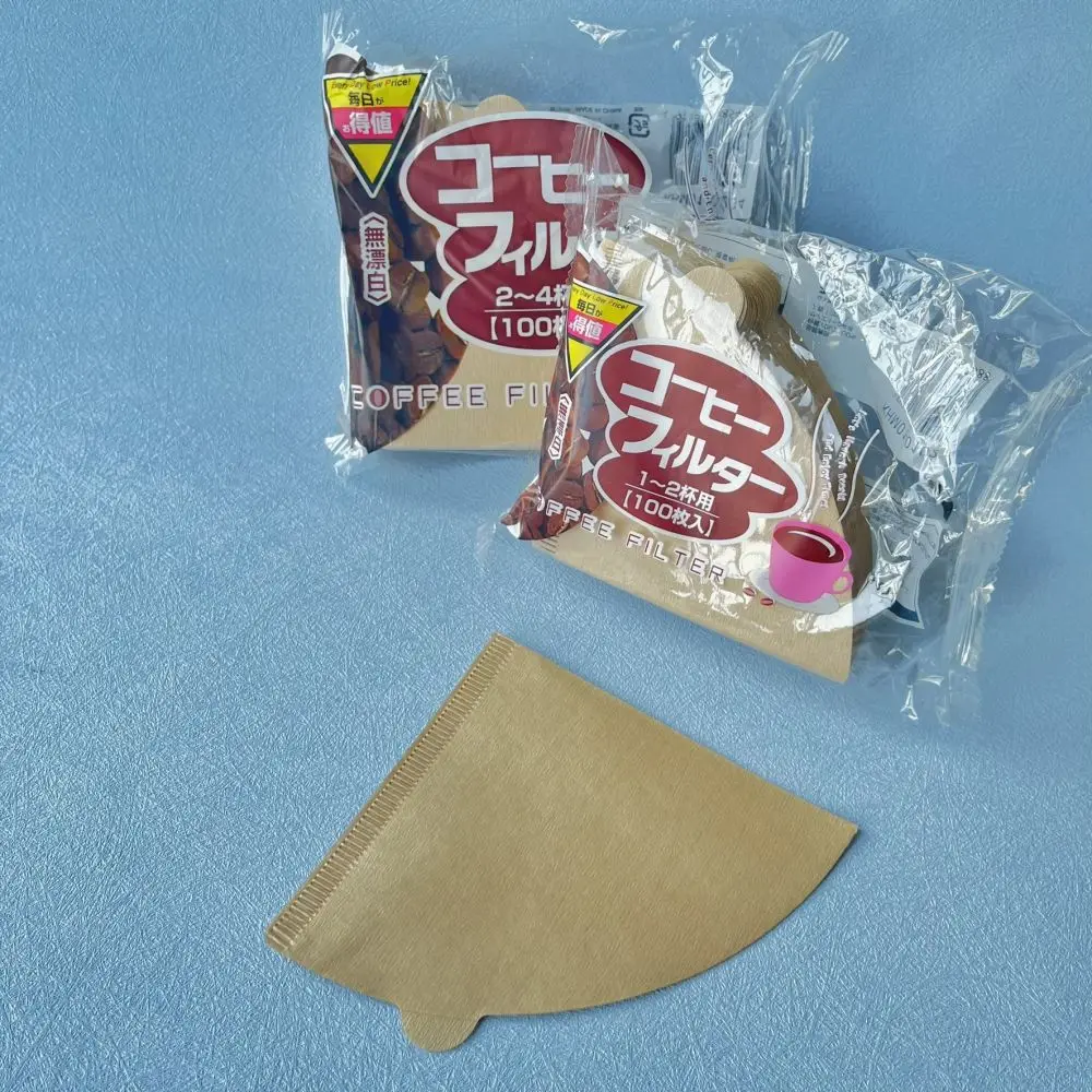 Coffee Filter Paper Eco-Friendly Cone Coffee Filter Paper 100pcs Shape Coffee Filter Paper 1-2/2-4cup For Drip Brew