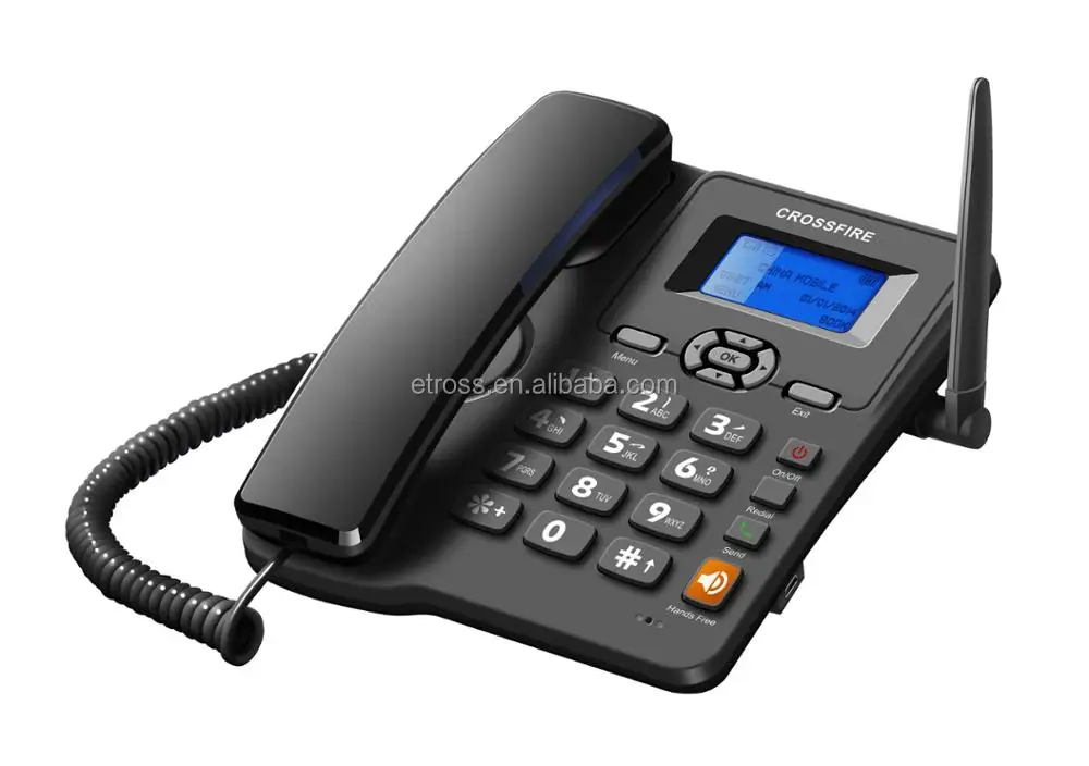 Telephone Set with SIM Card GSM ETS-6588 Factory Price