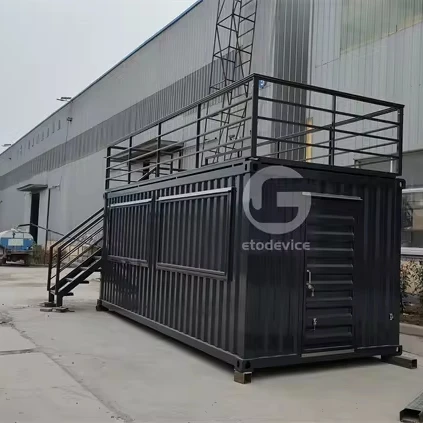 Prefabricated Outdoor Single And Double Deck Stair House Container Frame House Prefabricated Family Living House