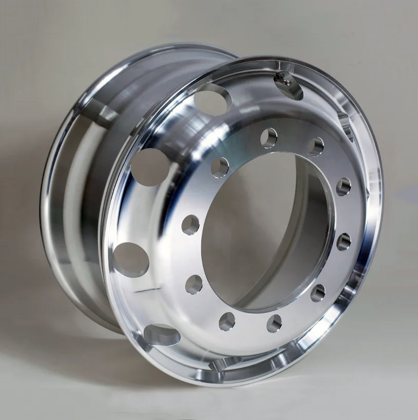 aluminum truck wheel 22.5 inch bus wheel polished treatment