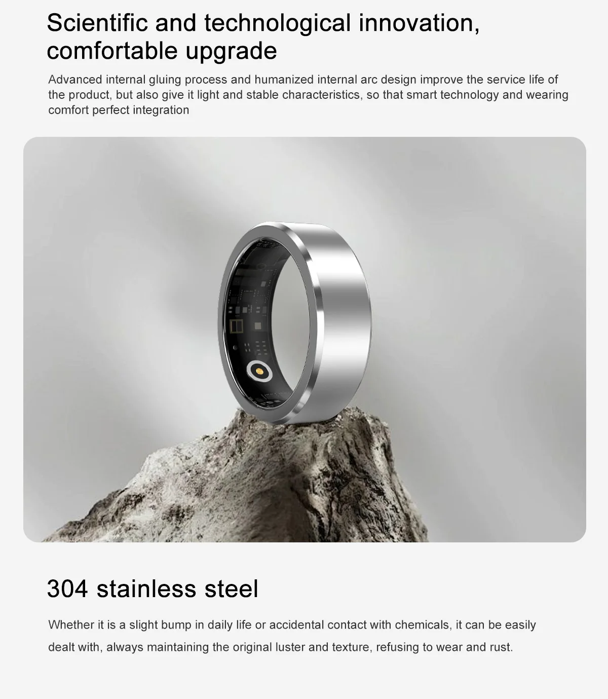Hot Selling Smart Rings Fitness Tracker Health Monitoring Anillo 24h heart rate blood oxygen monitoring Smart Finger Ring