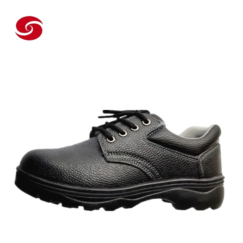 Черная Рабочая функциональная рабочая обувь со стальным носком защитная из полиуретана подошва грабителя