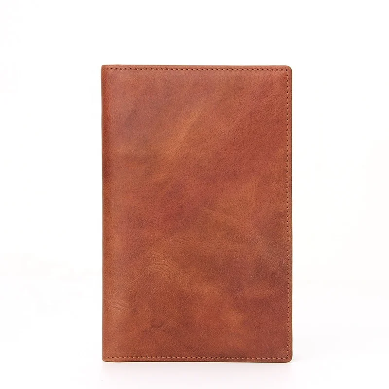 Wholesale factory direct Genuine Leather Passport Holder, leather wallet for travelling