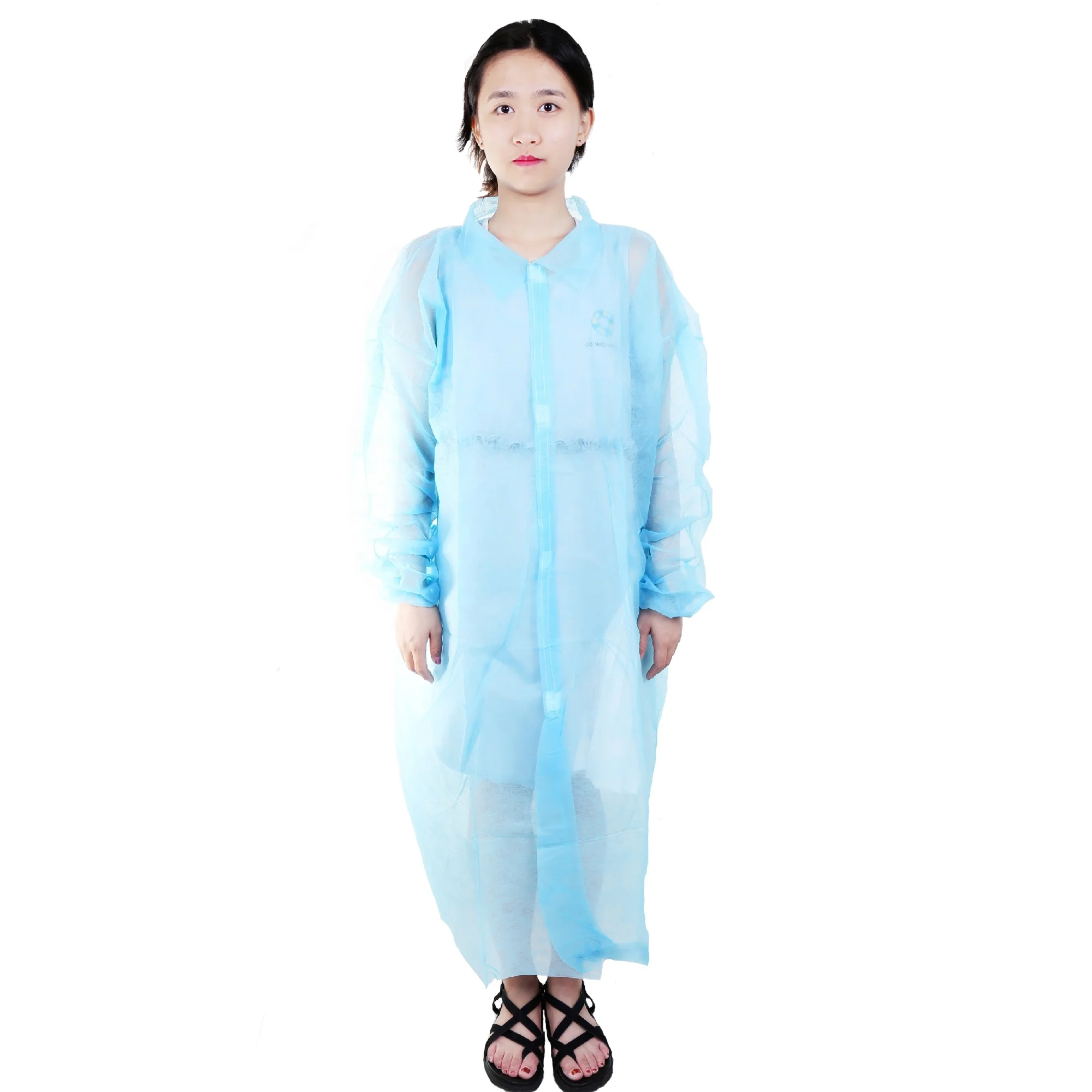 Disposable Lab Coats Medical Non Woven Disposable Non-sterile Gown Disposable Visitor gown