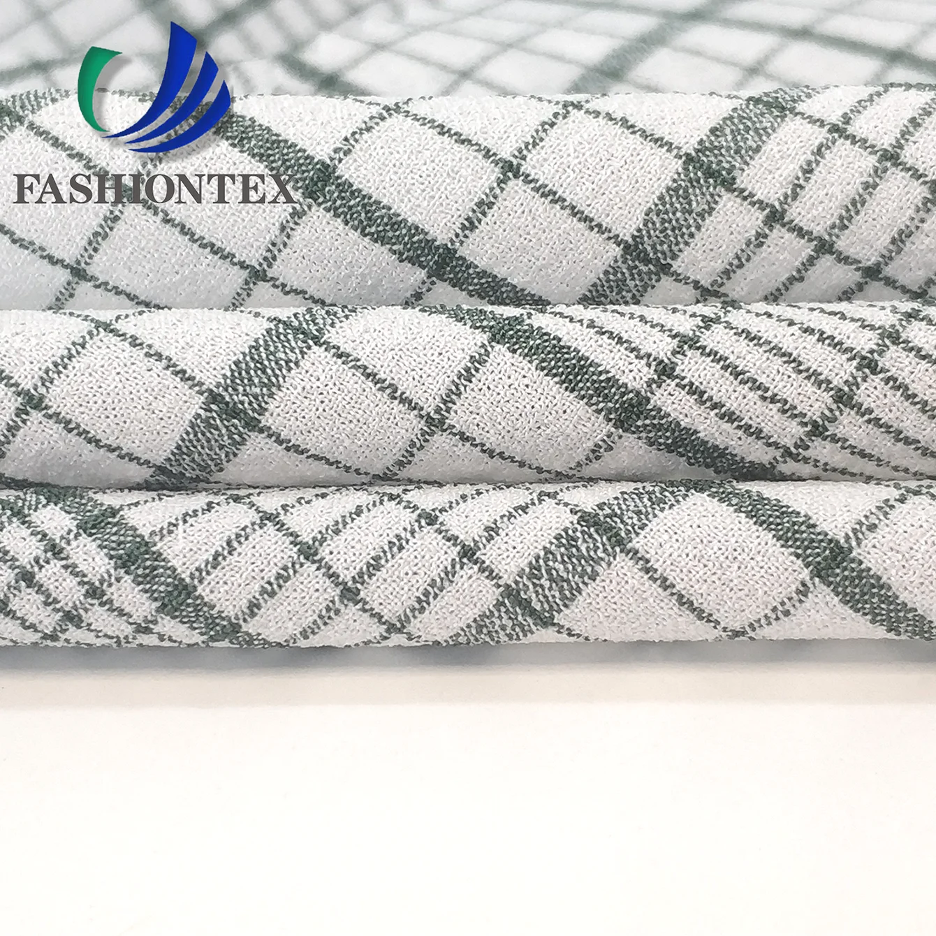 Fashiontex Free samples customization 75/150 fake yarn cation plaid 100% polyester woven cationic dyed microfiber fabric