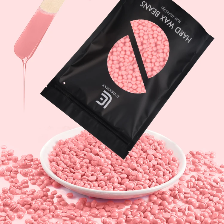 
Lcorewax Hard wax Pink benas Wholesale hair removal waxing salon use wax beads 