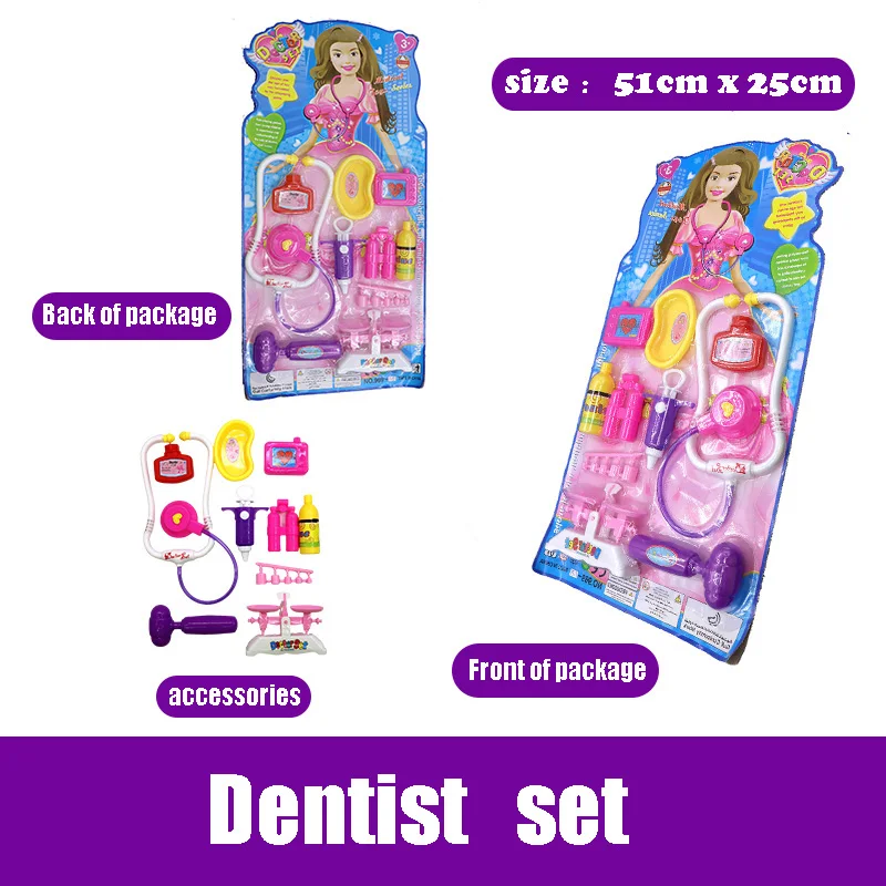 Educational Kids Birthday Party Game Doctor Toys Set Customized Play House Hospital Doctor Pretend Play Toys