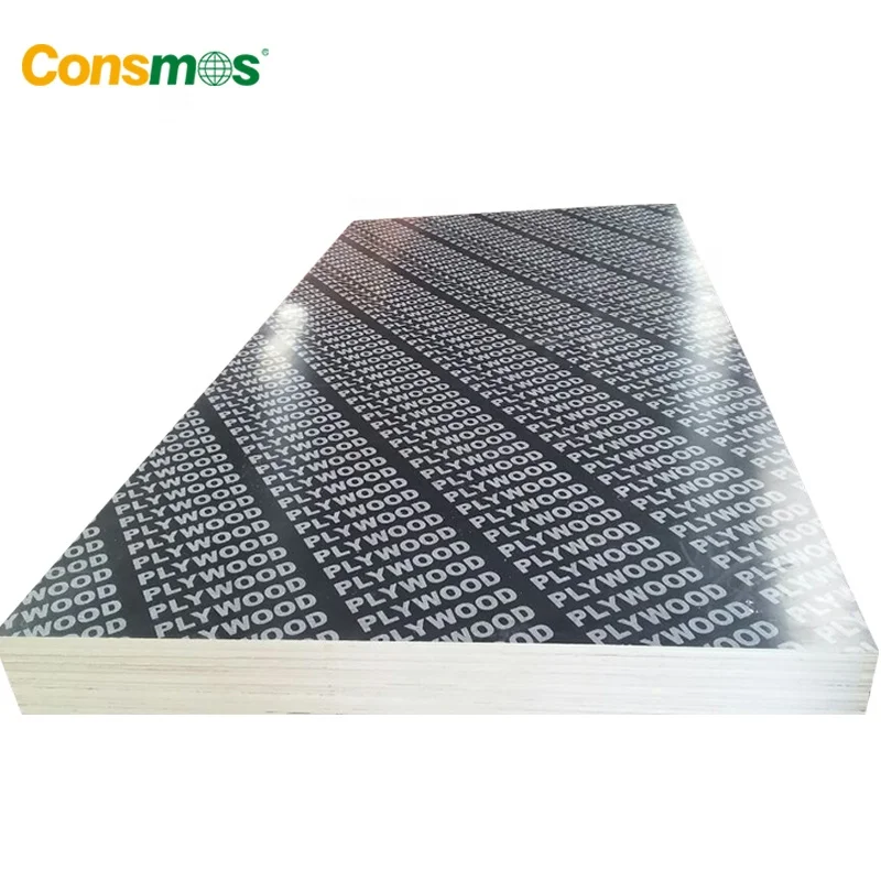 CONSMOS Construction Use 1220*2440*18mm 20mm 21mm WBP Glue Black Film Faced Plywood