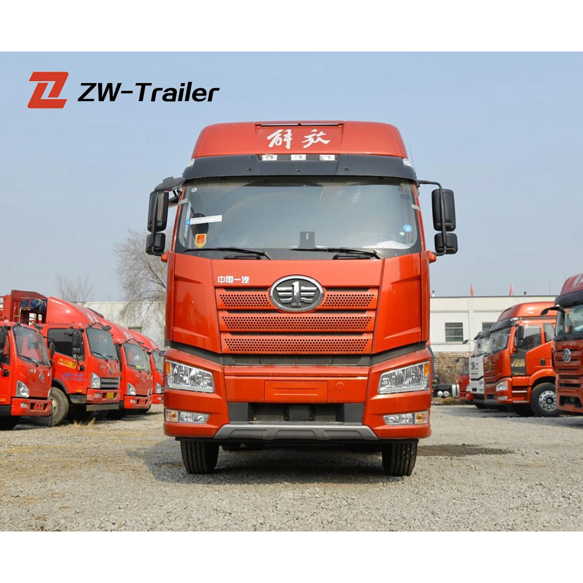 China FAW  jh6 350 - 450 hp 10 wheeler 6*4 used tractor head faw tractor truck