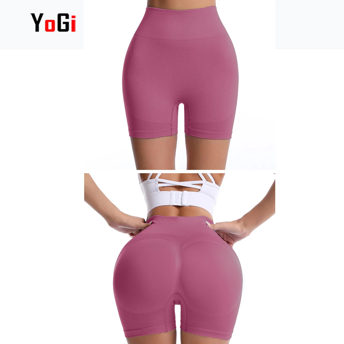 16 Colors New Fashion High Waist Girls Casual Seamless Scrunch Butt Sport Yoga Pants Shorts For Women Tummy Control