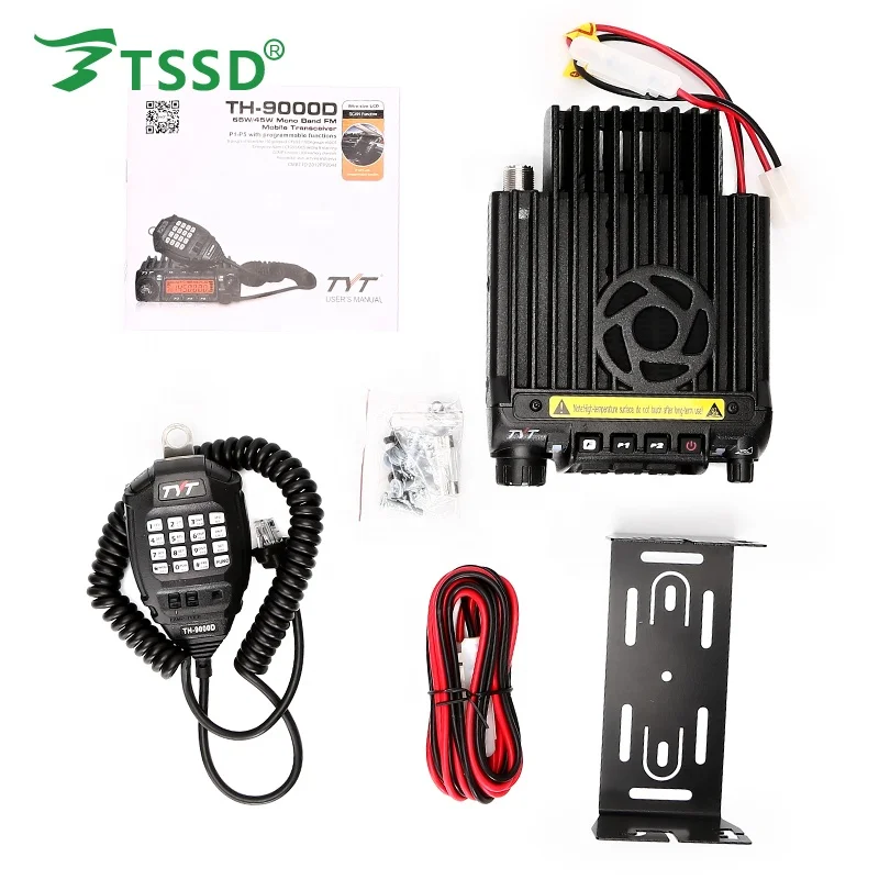 Иди и болтай walkie talkie “иди 500 миль 65W/45W с большим радиусом действия TYT TH-9000D транспортное средство Мобильная Радиостанция fm иди 50