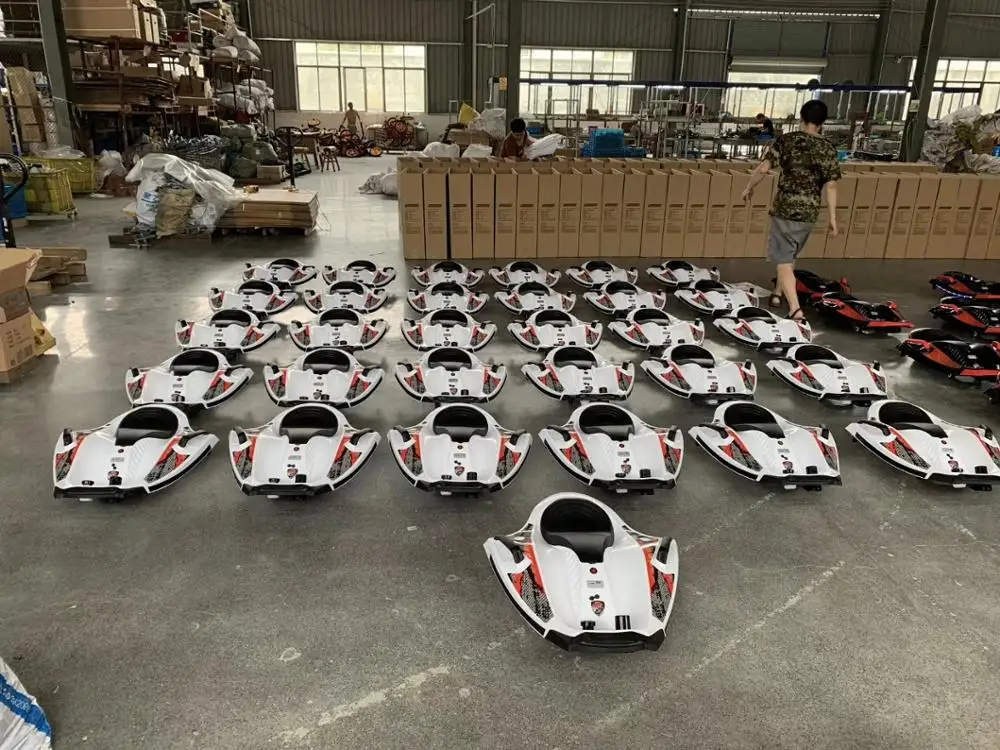 12V Devil Fish Kids Drift Kart Crazy Kart Drifting Board Electric Scooter For Kids go karts