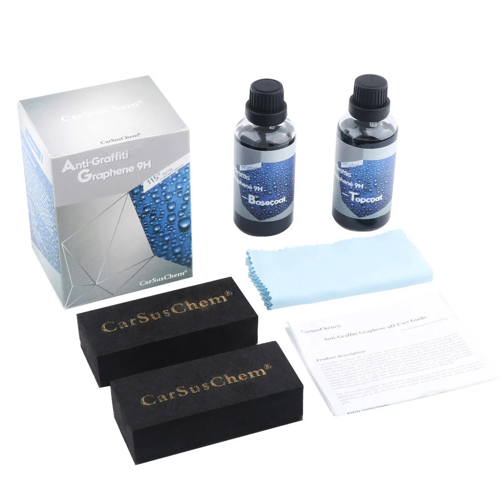 Free Sample Nano Car Ceramic Coating Liquid Super Hydrophobic Crystalline Graphene Coating