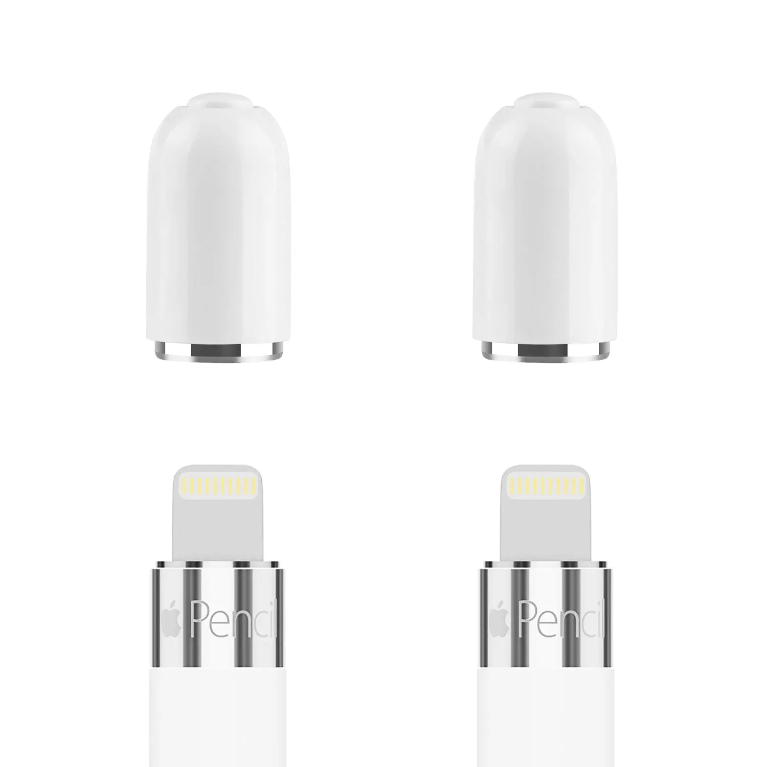 Сменный Чехол для Apple Pencil, Магнитный защитный чехол для карандаша 1 для iPad Pencil (2 шт.)