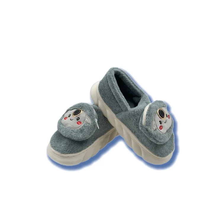 Intelligent USB Heating Plush Slippers Warm Indoor Casual Shoes for Men and Women Electrically Heated USB Shoes