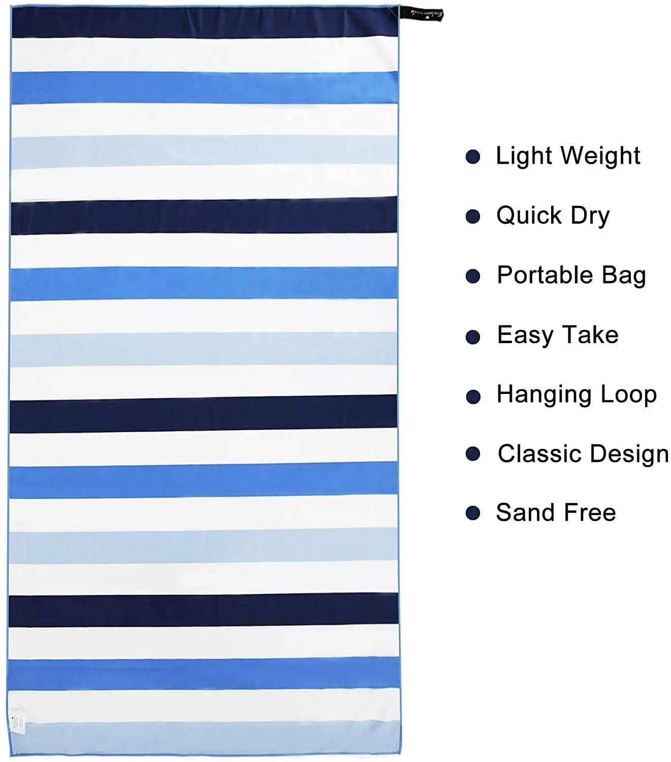 Sand Free Micro Fiber Beach Towels Hawaiian Print Sandy Free  Made From Pet Bottles