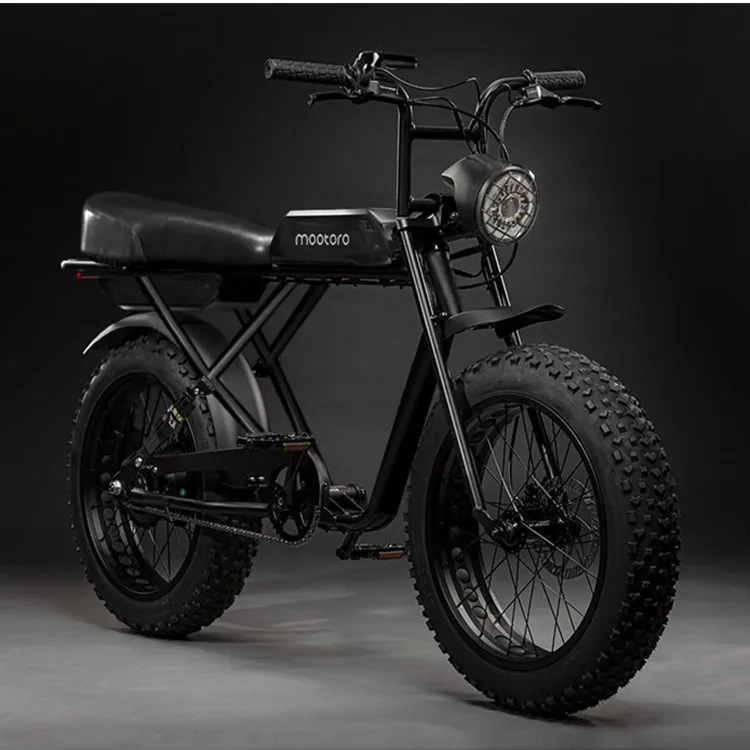 1000W New Design Ladies Fat Tire Folding Ebike R1 Series Retro Vintage Electric City Bikes