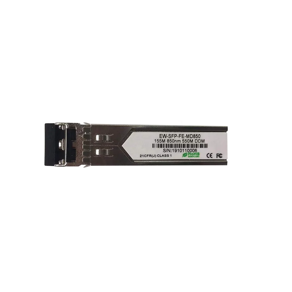 EWIND 155Mbps SFP  Commerical Level 100M LC Connector Optical Modules with Multi-mode Dual Fiber