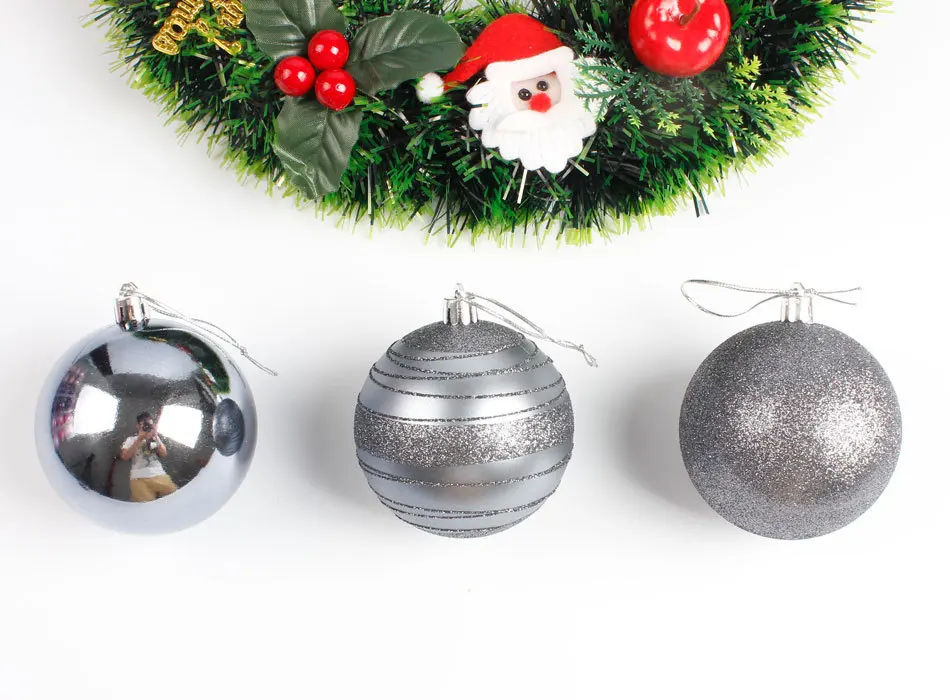 Christmas ornament Decoration Shatterproof indoor Plastic Christmas ball