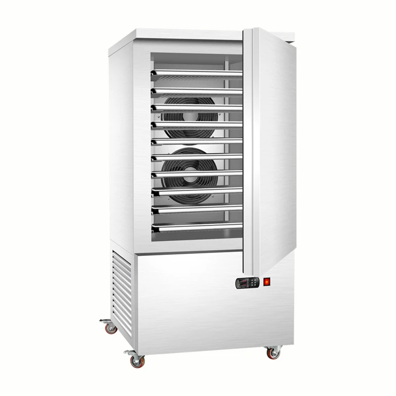 Top Quality Promotional Custom Commercial Small Mobile 10Pans One Door Shock Freezer Soft Ice Cream Used Blast Chiller Freezer