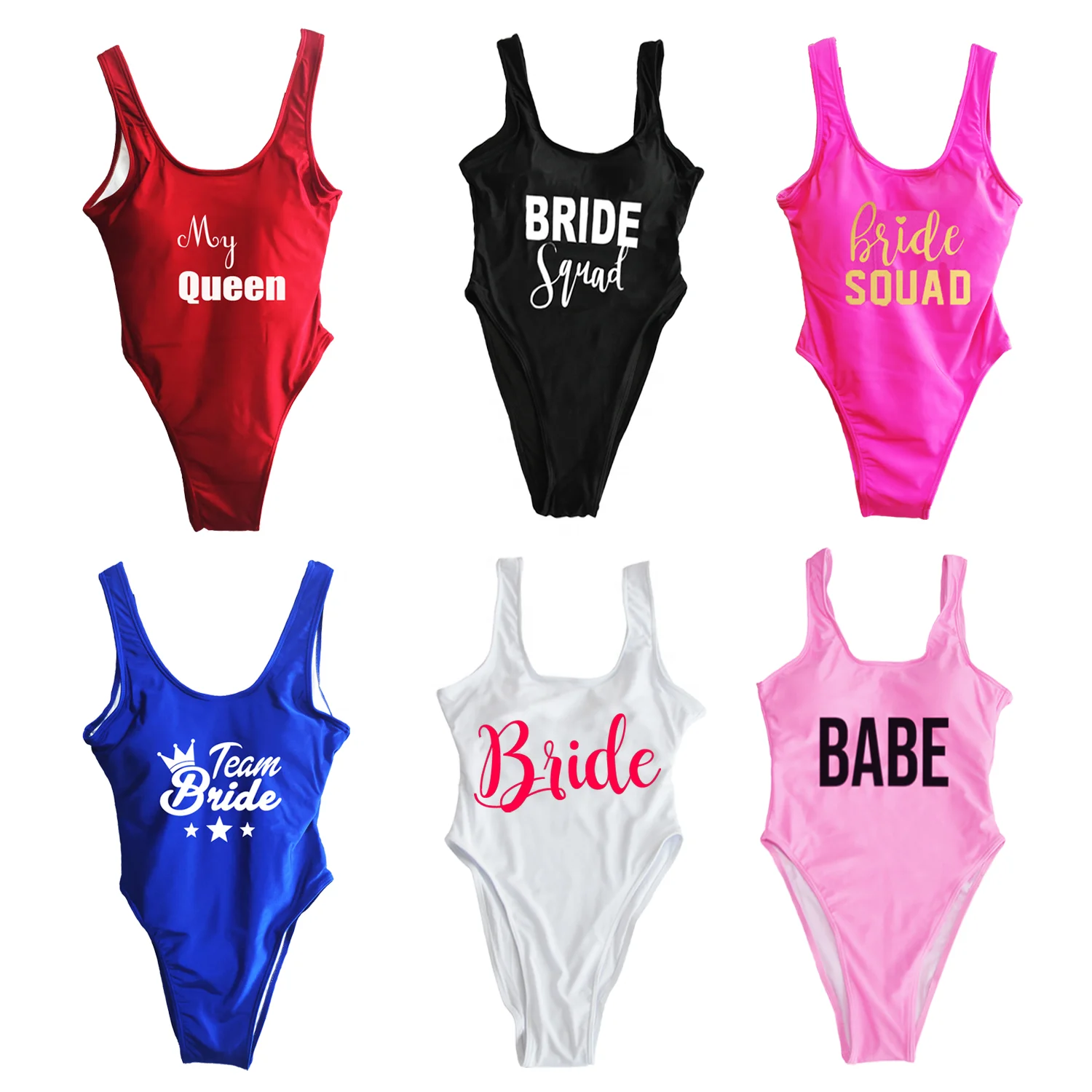 Hot Selling Custom LOGO One Piece Swimsuit Women Fitness Swimwear Bathing Suit