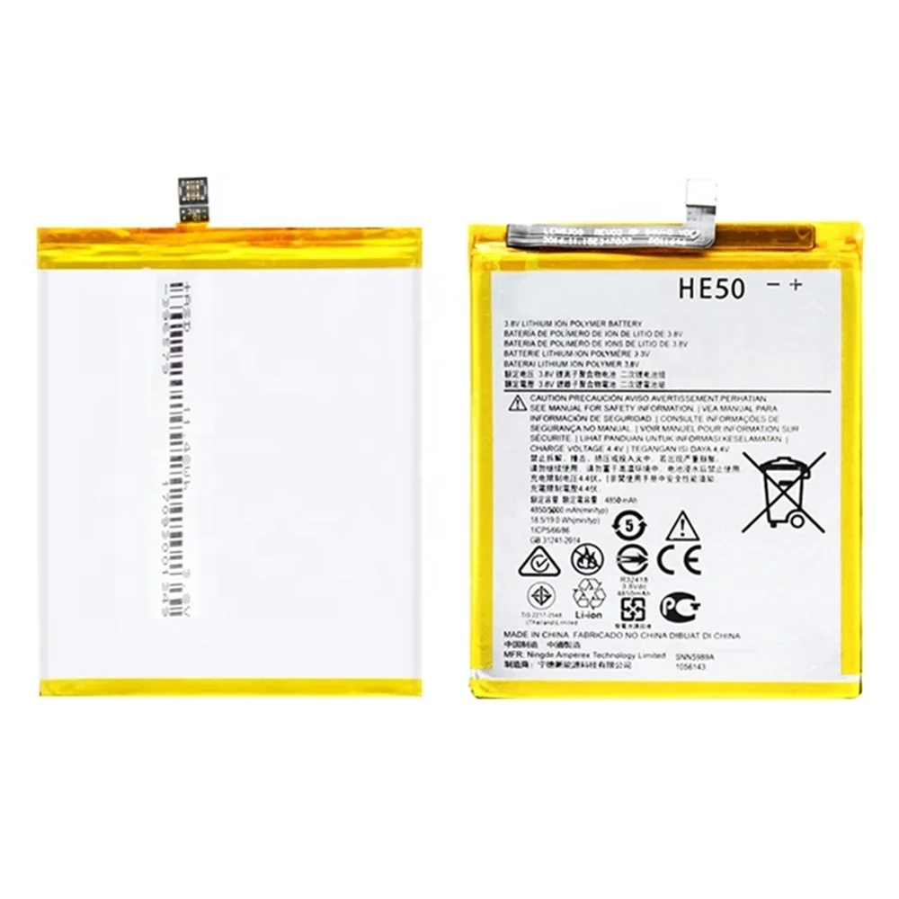 Wholesale Battery HE50 SNN5989A For Motorola Moto E4 Plus XT1770 XT1771 XT1775 XT1774 XT1776 4850/5000mAh 3.8v