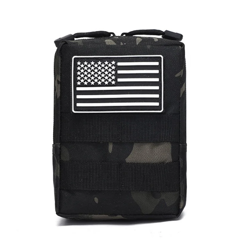 Mini Fashion Sport/Daily Waist Bag Waterproof Tactical Molle Backpack Zipper Closure Colorful Logo Pouch Functional Decorative