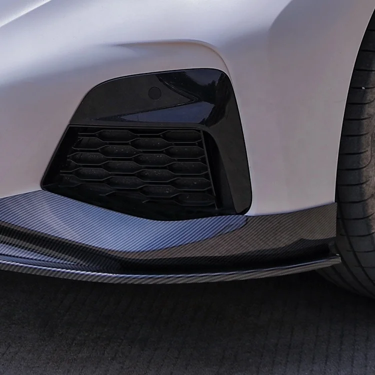 Automotive Parts  Carbon black  front splitter For BMW 3 series G20 2019+  Front Bumper Lip Splitters