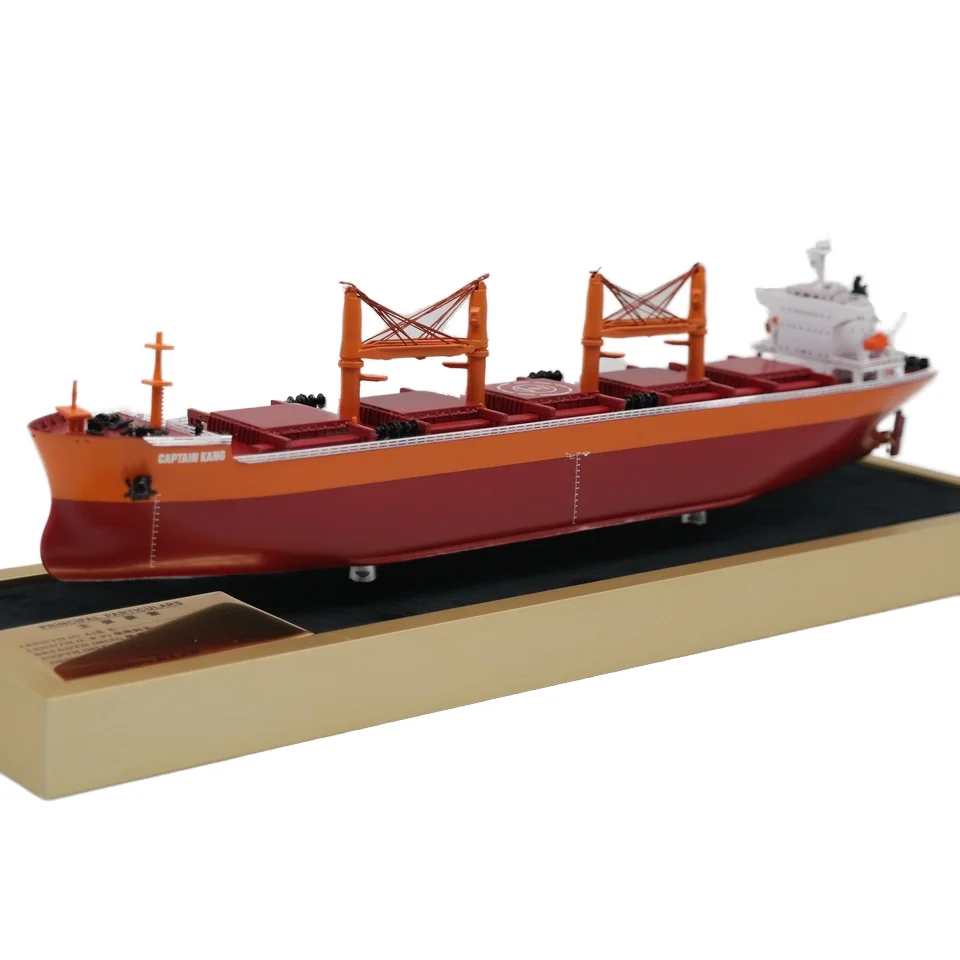 O.A.S Factory  Handmade High Quality Ship Model Customized 35cm Captain  Bulk Carrier Ship Model For Christmas Business Gifts