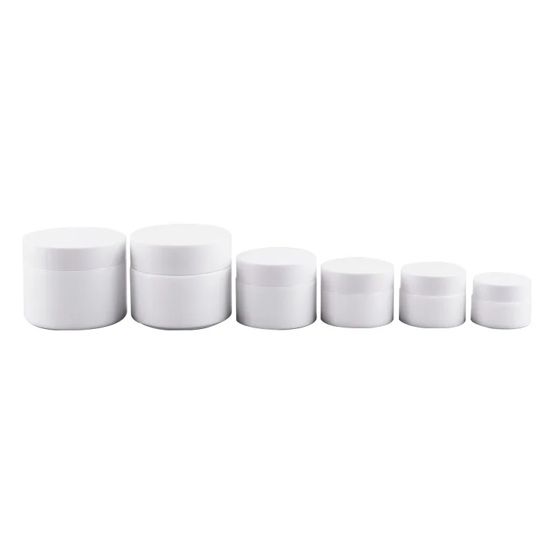New Style 10g 20g 30g White Butter Cream Ceramic Glass Jar Cosmetic Packaging