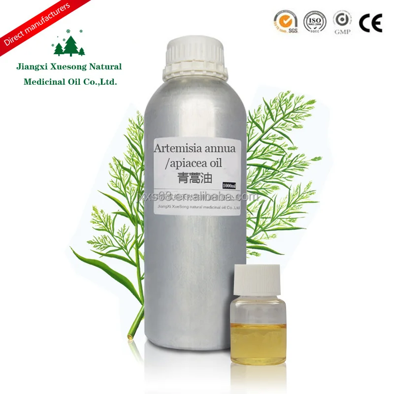 Заводская оптовая продажа 100% чистое и натуральное эфирное масло Artemisia Annua поставка от производителя оптом бесплатный образец Лучшая цена
