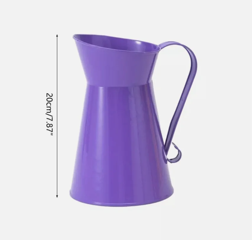 Powder coated Metal Flower Pot for Planter Centerpieces Wrought Iron dry Flower vase Floral Wedding party