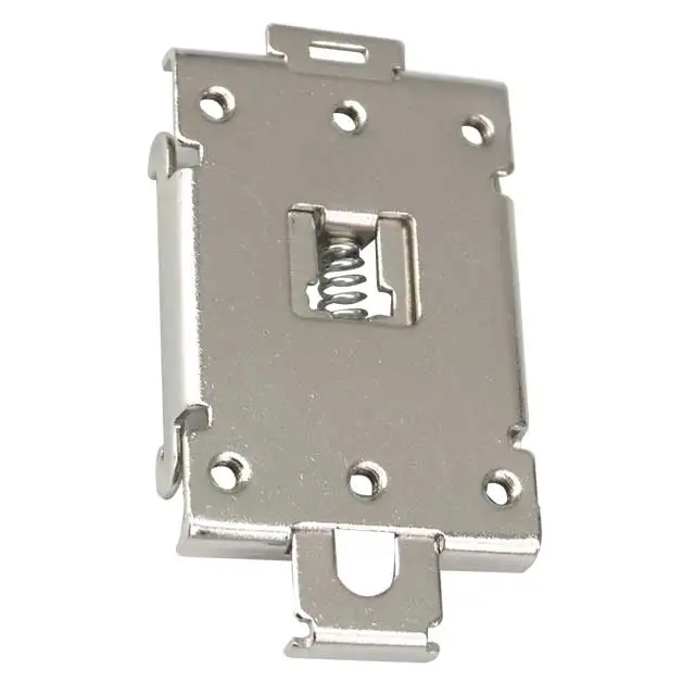 Metal DIN Rail Clip,Stainless Steel DIN Rail Fixed Clip, Relay Clip Clamp With Mounting Screws