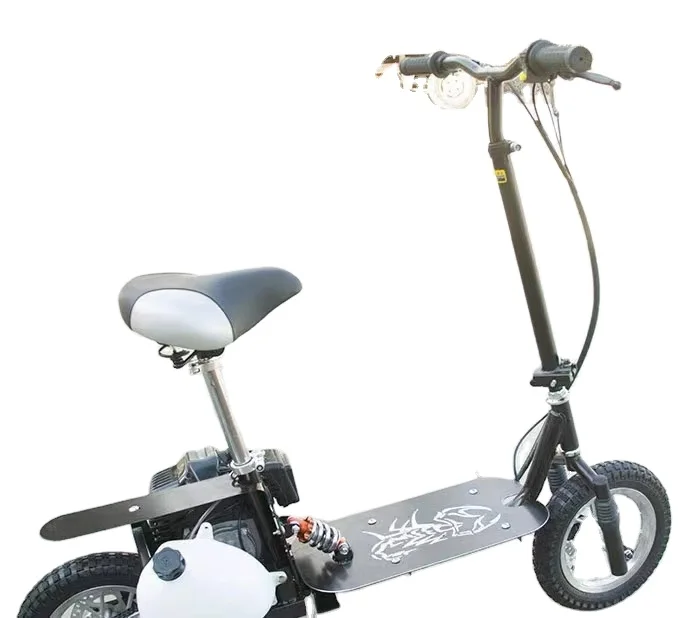 12-inch big wheel steam two-stroke moped foldable fuel gasoline scooter pedal mini scooter