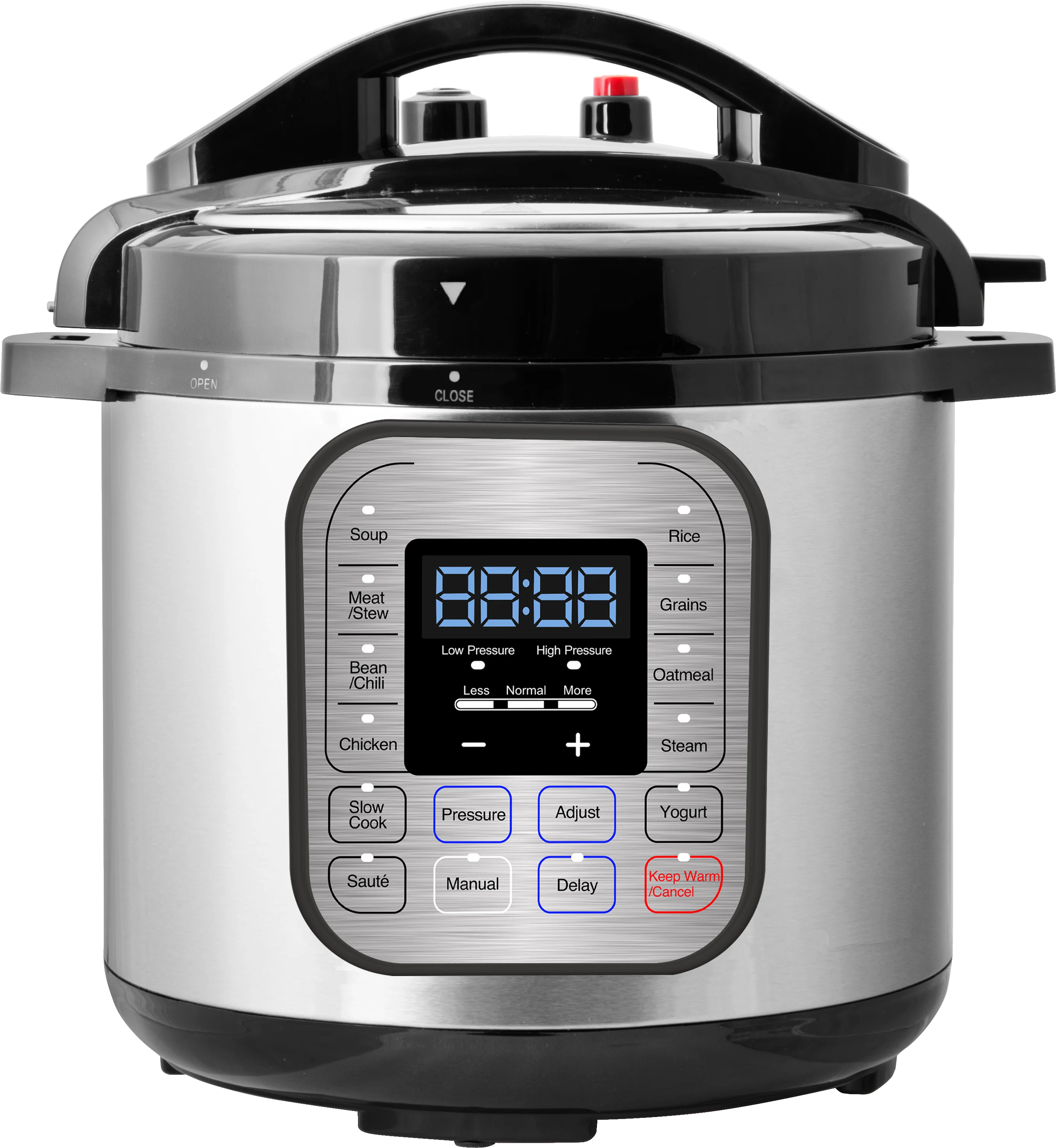 One Button Quick Release Pressure Cooker 6 Qt 11-in-1 Multi-Use Programmable Electric Pressure Cooker