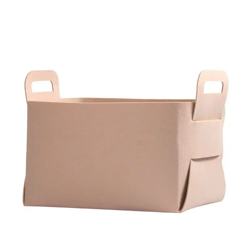 Baby Ball Kids Storage Box Portable Bag Felt Baby Ball Kids Storage Basket