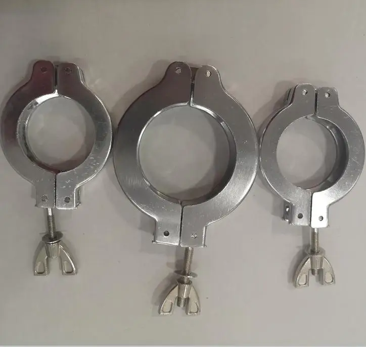 stock Aluminum  Clamp manufacturer Toggle Clamp SS304 vacuum Sanitary Clamp